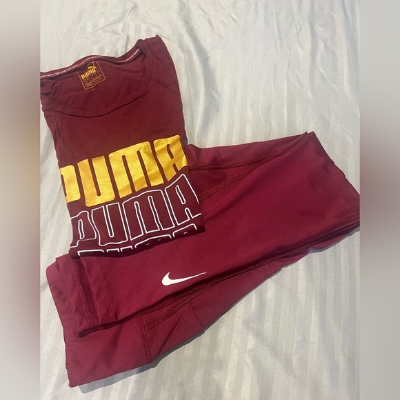 Sale 🚨 Nike TrainingTights + Free Puma T-shirt - Size S - Picture 5 of 10